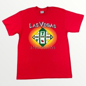 Vintage Single Stitch Las Vegas The City of High Rollers Short Sleeve T-Shirt XL